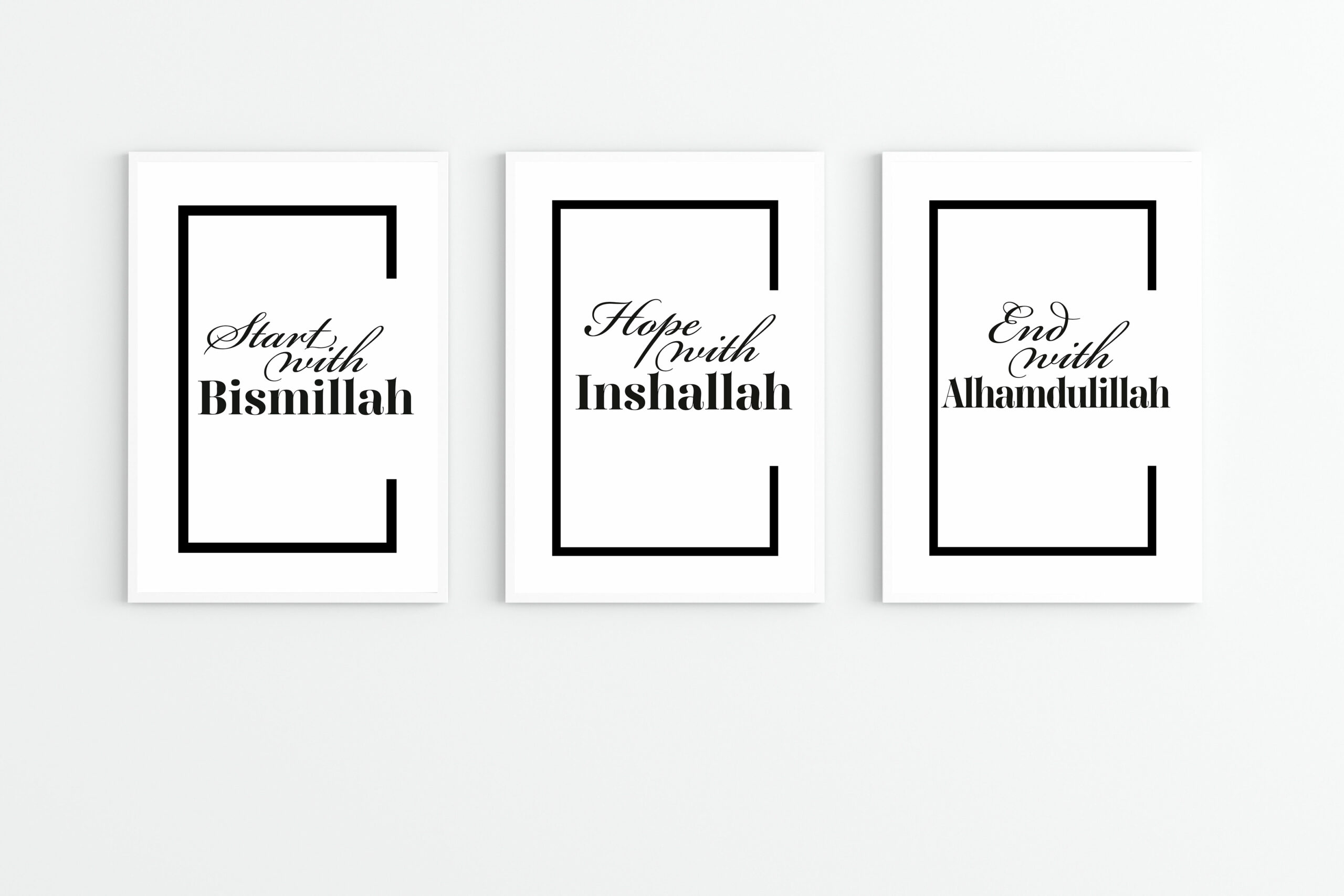 Långiver New Zealand ventilator Start - Hope - End - Nasip Islamiske Plakater